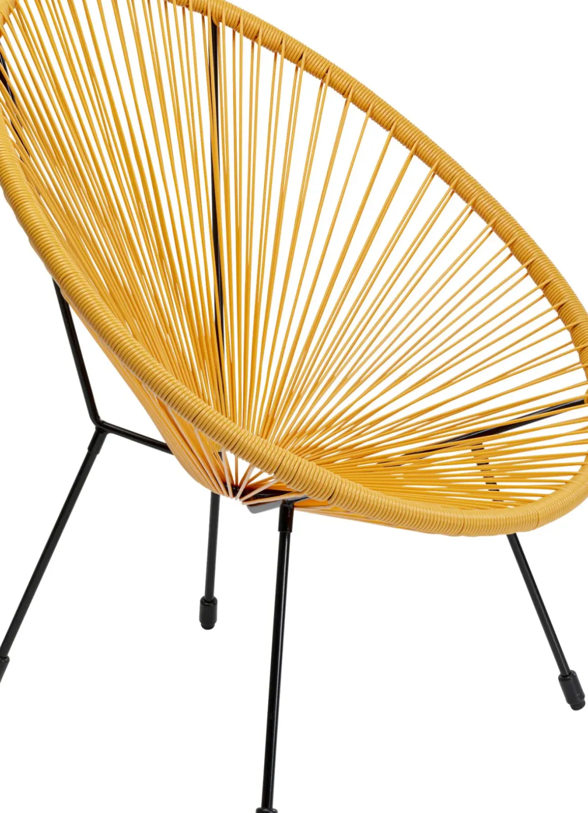 Loungestol Trädgård Acapulco - Gul - KARE Design