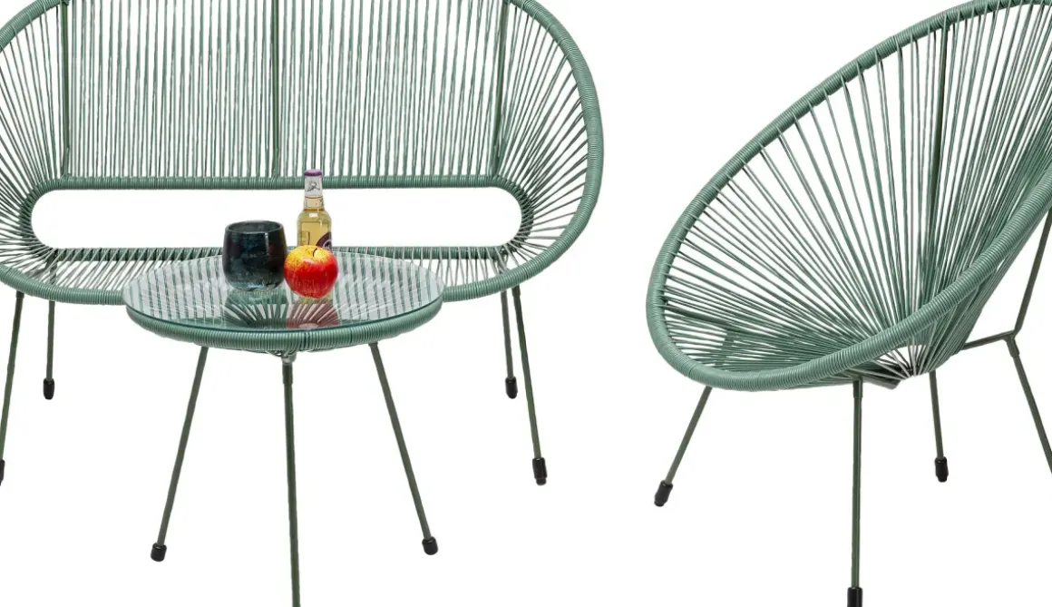 Loungestol Trädgård Acapulco Mono - Grön - KARE Design