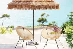 Loungestol Trädgård Acapulco 2 set - Natur - KARE Design