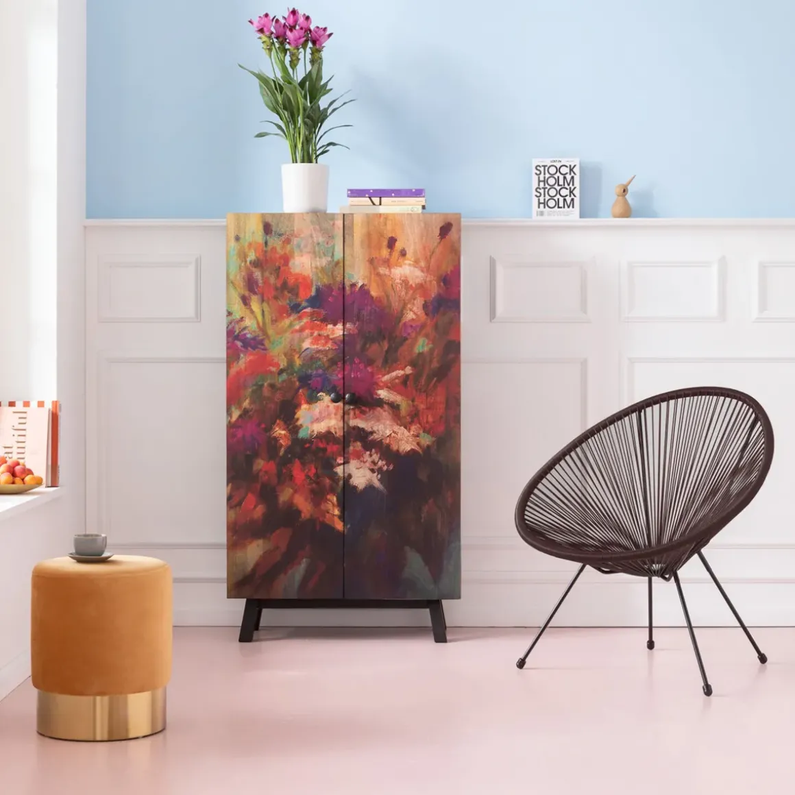 Loungestol Trädgård Acapulco - Svart - KARE Design