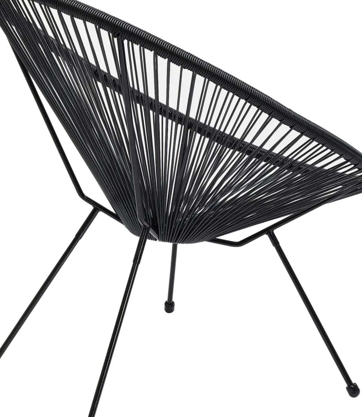 Loungestol Trädgård Acapulco - Svart - KARE Design