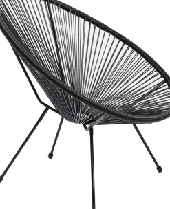 Loungestol Trädgård Acapulco - Svart - KARE Design