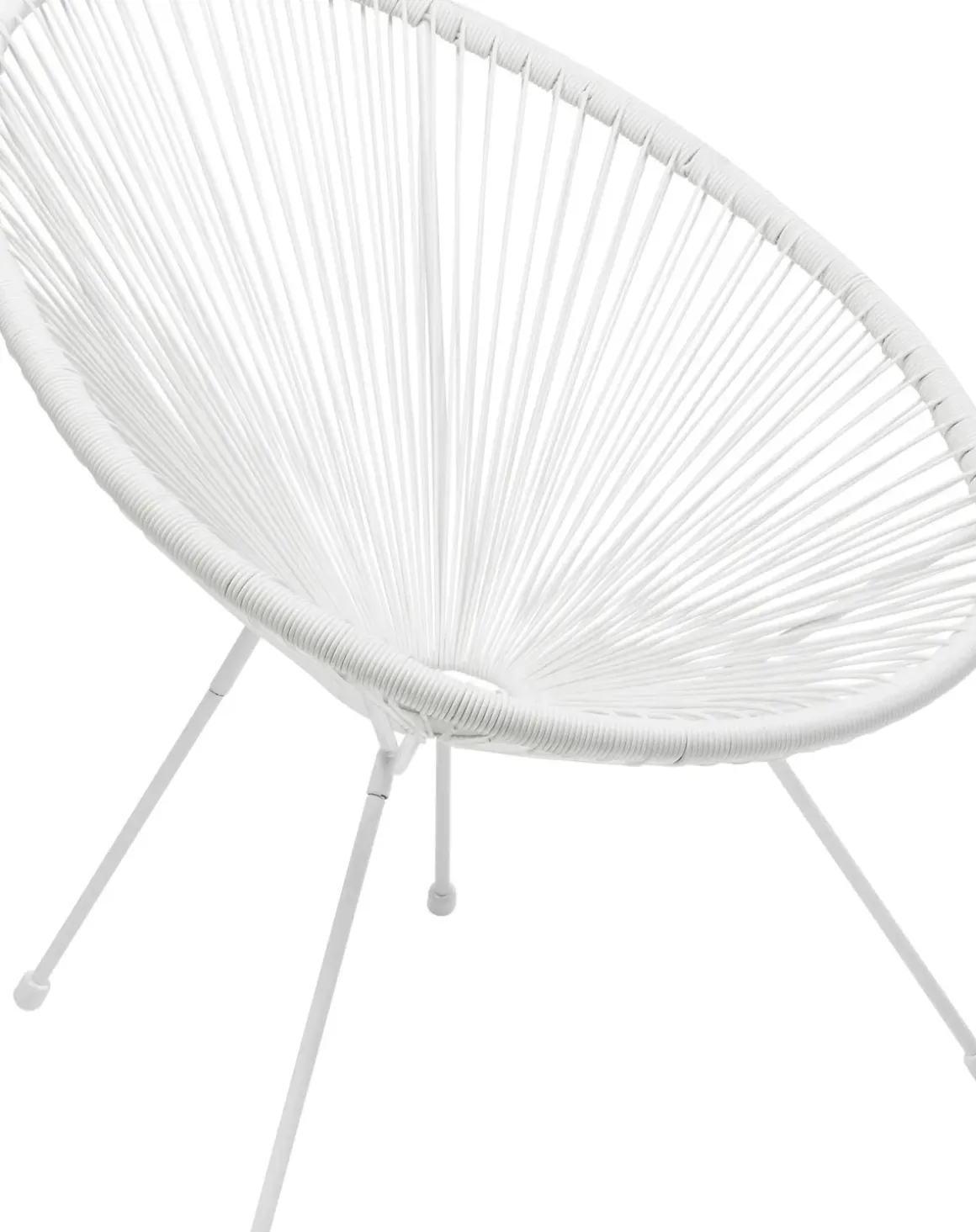 Loungestol Trädgård Acapulco - Vit - KARE Design