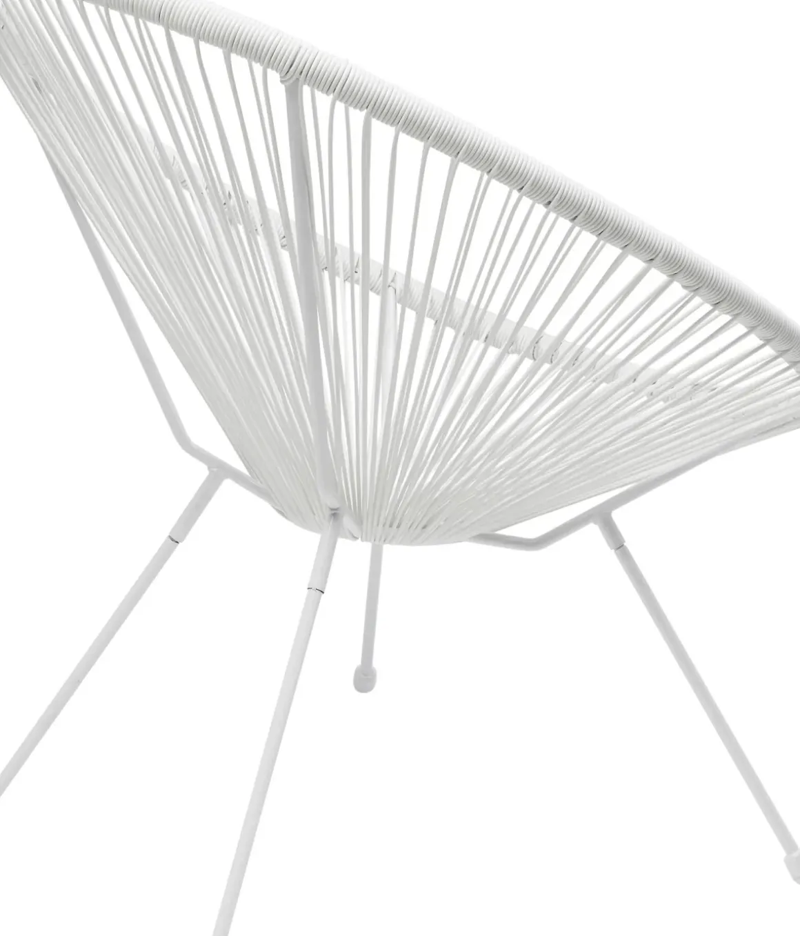 Loungestol Trädgård Acapulco - Vit - KARE Design