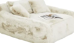 Loveseat Mika Cream 156cm (4-part) - KARE Design