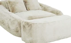 Loveseat Mika Cream 156cm (4-part) - KARE Design