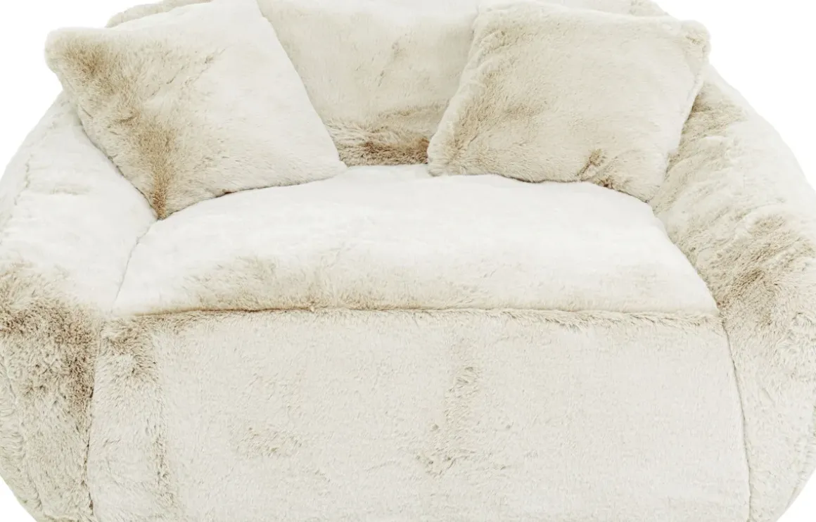 Loveseat Mika Cream 156cm (4-part) - KARE Design