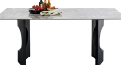 Matbord Bilbao Oho - Grå Keramik/Svart, 180x90cm - KARE Design