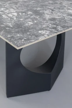 Matbord Bilbao Oho - Grå Keramik/Svart, 180x90cm - KARE Design