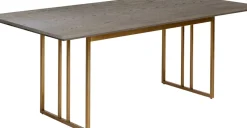 Matbord Cesaro - Ask/Mässing, 200x100cm - KARE Design
