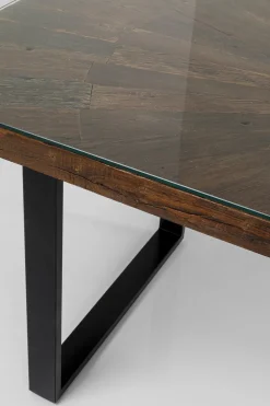 Matbord Conley - Mörkt Trä/Svart, 180x90cm - KARE Design
