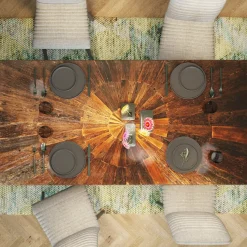 Matbord Conley - Mörkt Trä/Svart, 180x90cm - KARE Design