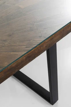 Matbord Conley - Mörkt Trä/Svart, 180x90cm - KARE Design