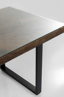 Matbord Conley - Mörkt Trä/Svart, 180x90cm - KARE Design