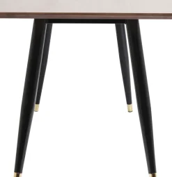 Matbord Curve - Retro Bord i Valnöt/Svart 180x90cm - KARE Design