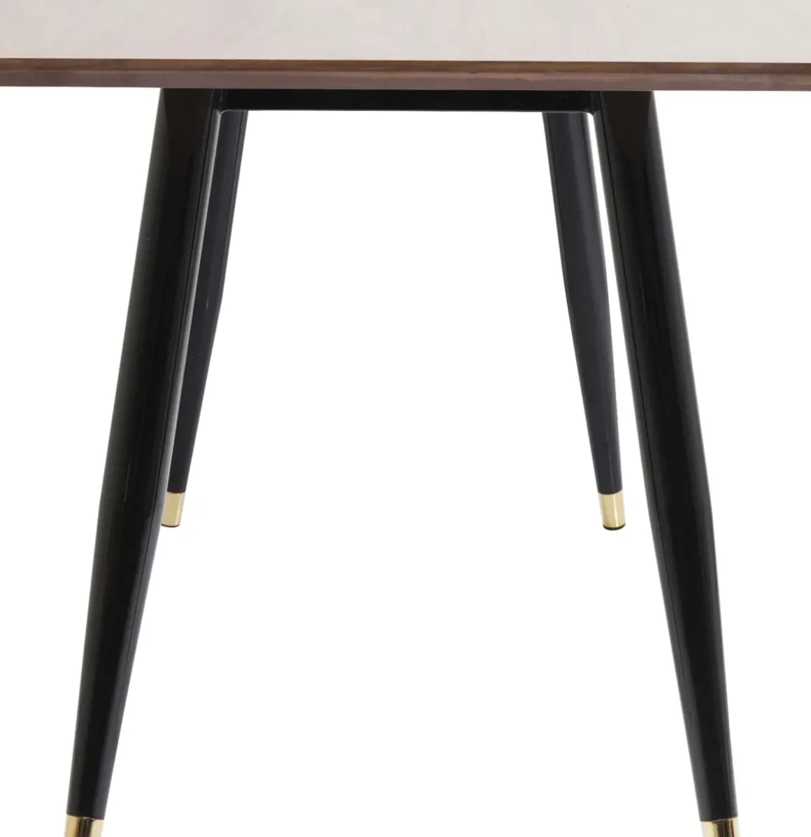 Matbord Curve - Retro Bord i Valnöt/Svart 180x90cm - KARE Design