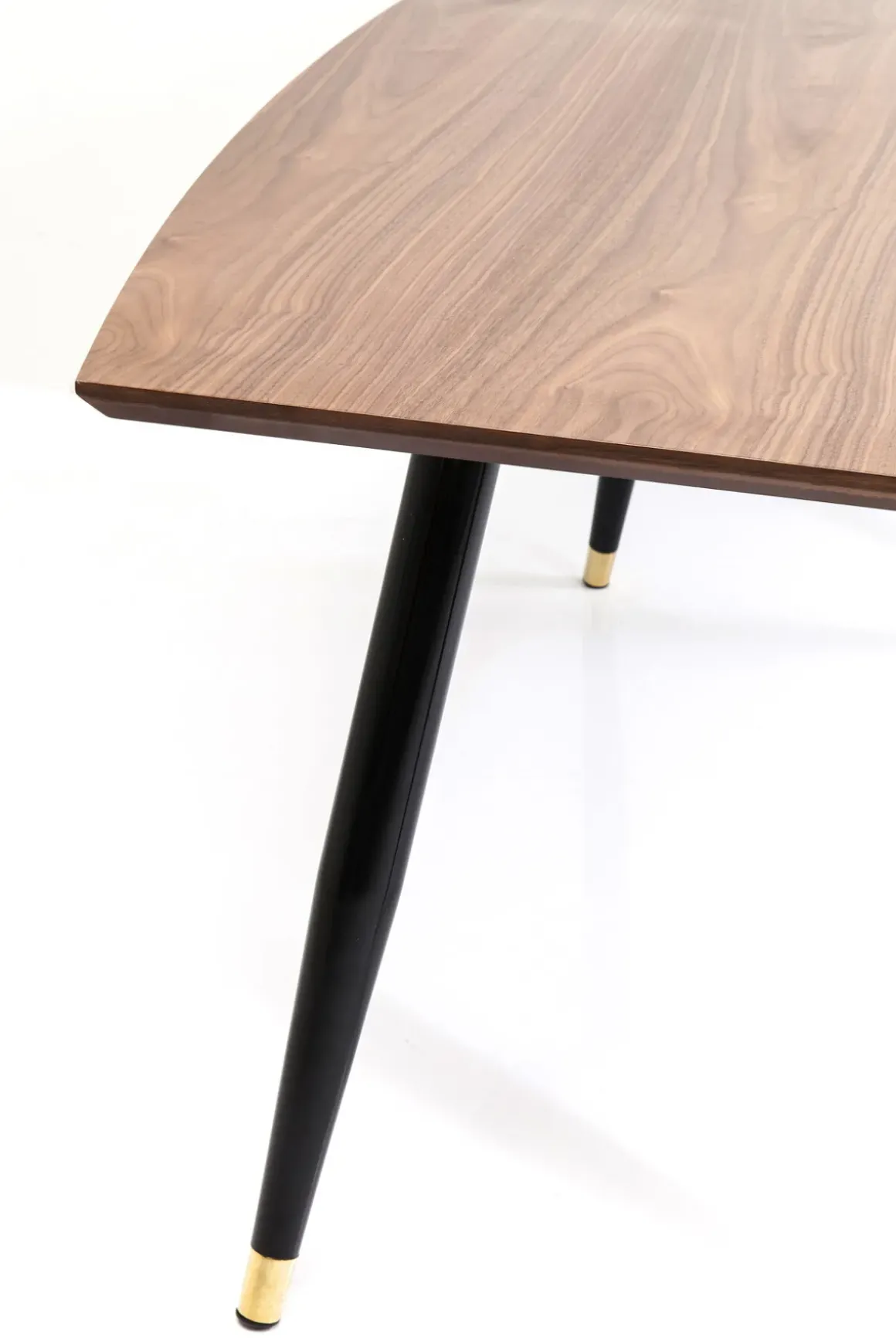 Matbord Curve - Retro Bord i Valnöt/Svart 180x90cm - KARE Design