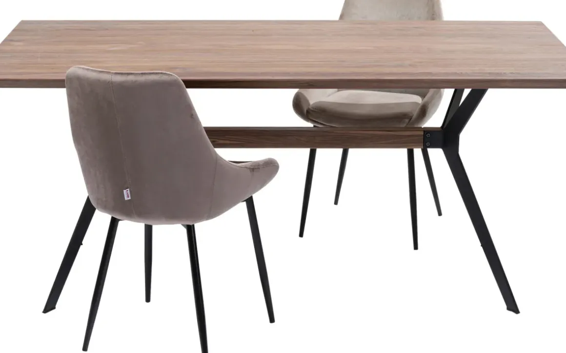 Matbord Downtown - Bord i Massiv Valnöt, 220x100cm - KARE Design