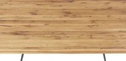 Matbord Downtown - Massiv Ek/Svart, 180x90cm - KARE Design