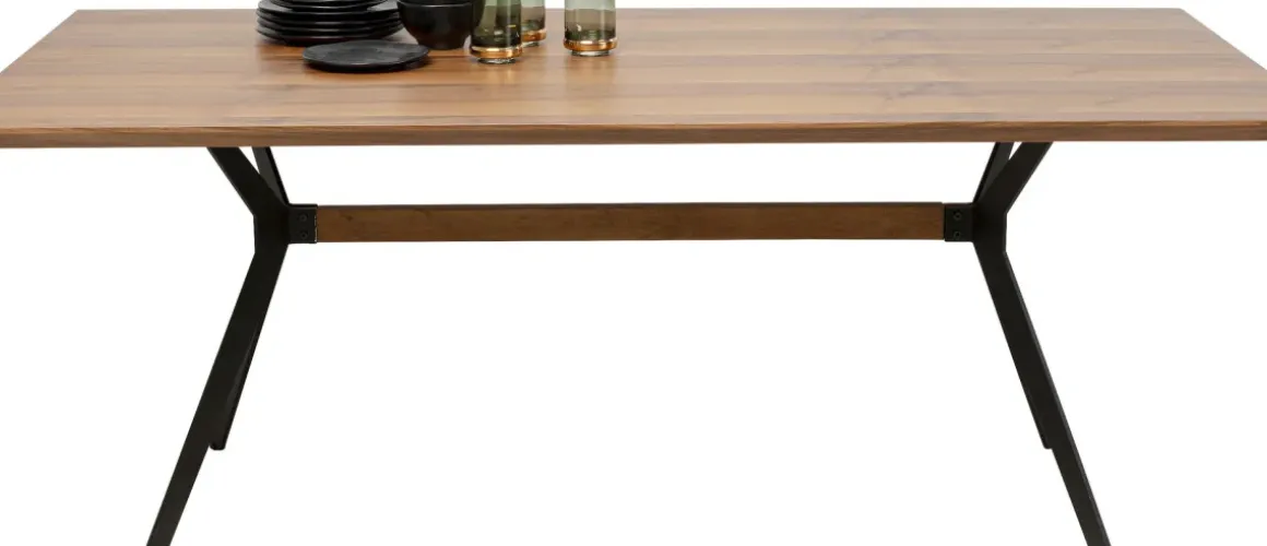 Matbord Georgetown - Valnötsfanér, 200x90cm - KARE Design
