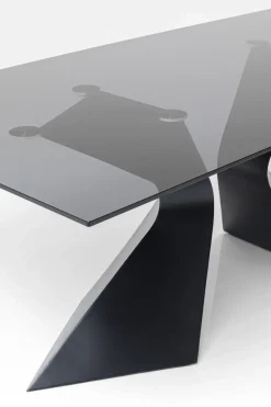 Matbord Gloria - Svart Glas/Svart, 200x100cm - KARE Design