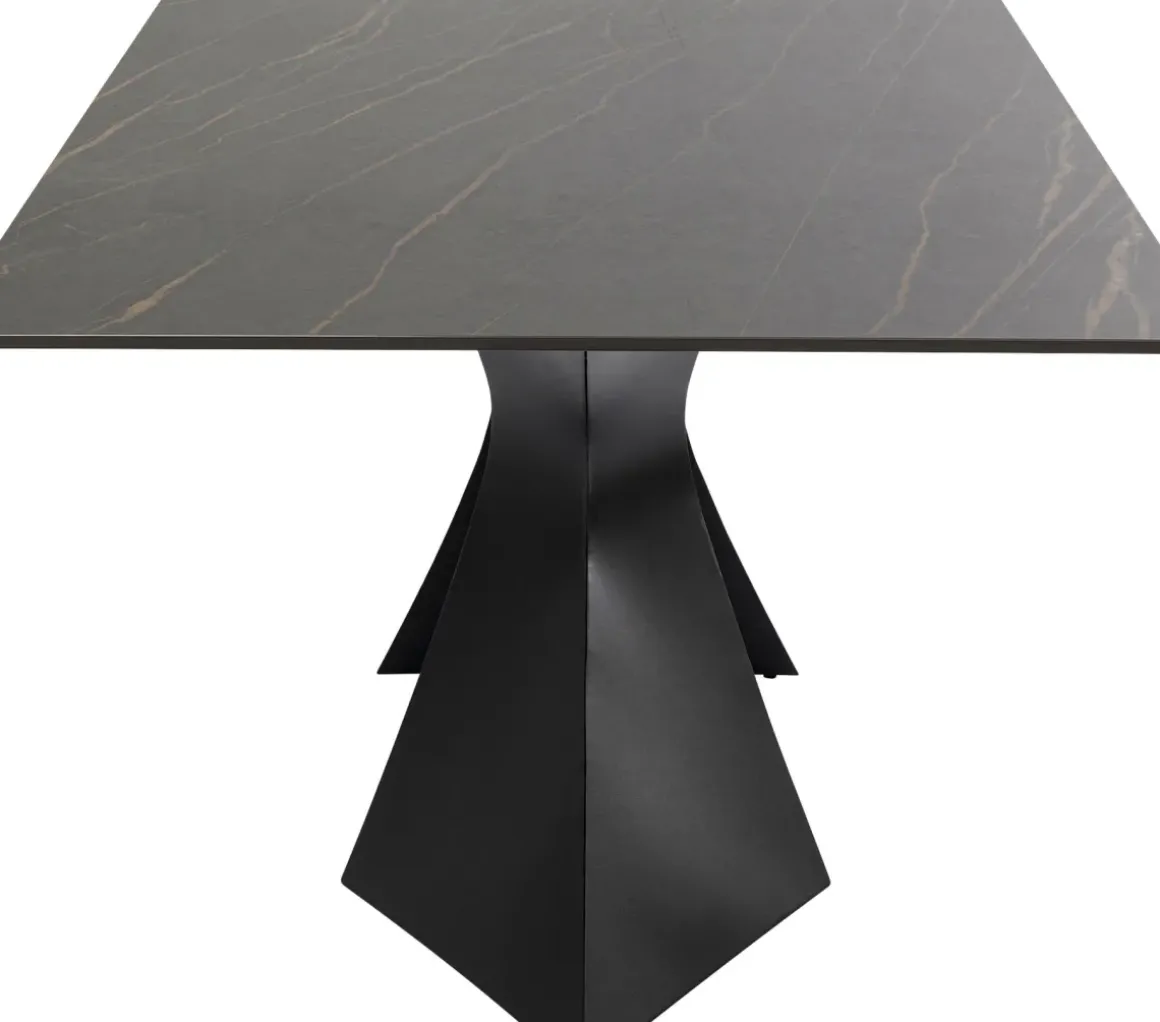 Matbord Gloria - Svart Keramik, 200x100cm - KARE Design