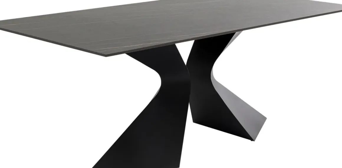 Matbord Gloria - Svart Keramik, 200x100cm - KARE Design