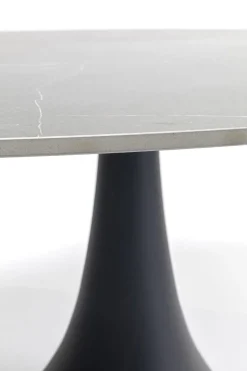 Matbord Grande Possibilita Oval - Sten/Svart, 180x120cm - KARE Design