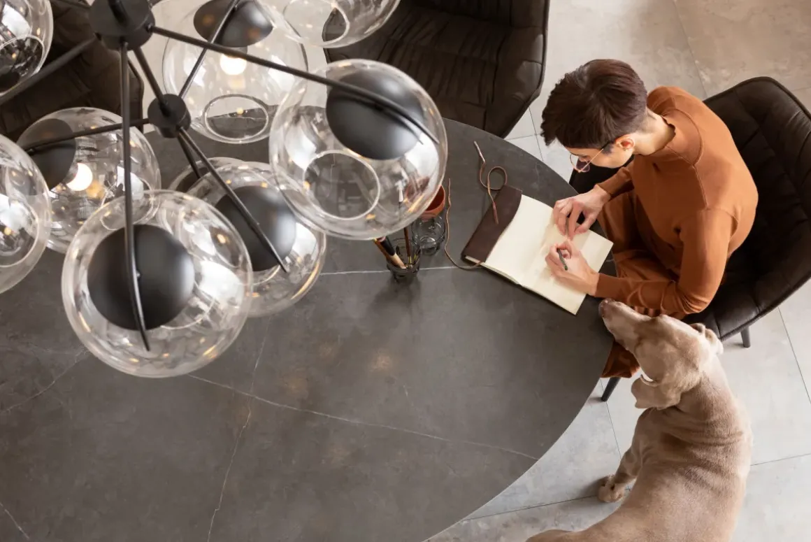 Matbord Grande Possibilita Oval - Sten/Svart, 180x120cm - KARE Design