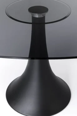 Matbord Grande Possibilita Oval - Svart glas/Svart, 180x120cm - KARE Design