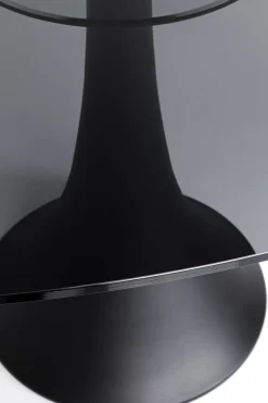Matbord Grande Possibilita Oval - Svart glas/Svart, 180x120cm - KARE Design