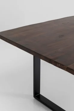 Matbord Harmony - Massivt Mörkt Trä/Svart, 200x100cm - KARE Design