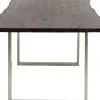 Matbord Harmony - Massivt Mörkt Trä/ Krom, 180x90cm - KARE Design
