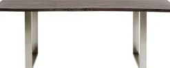 Matbord Harmony - Massivt Mörkt Trä/ Krom, 180x90cm - KARE Design