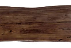Matbord Harmony - Massivt Mörkt Trä/ Krom, 180x90cm - KARE Design