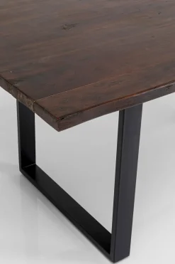 Matbord Harmony - Massivt Mörkt Trä/Svart, 180x90cm - KARE Design