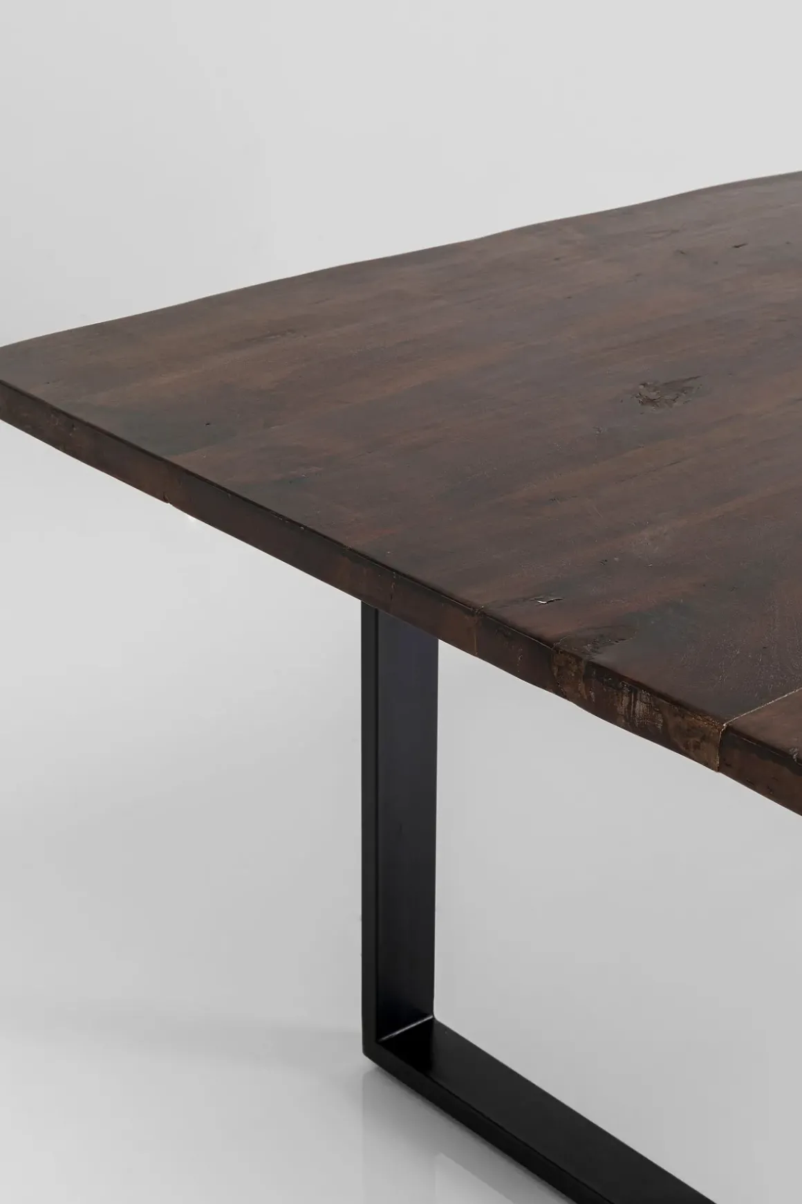 Matbord Harmony - Massivt Mörkt Trä/Svart, 180x90cm - KARE Design