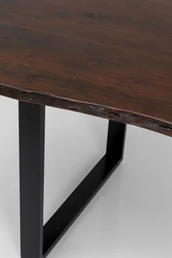 Matbord Harmony - Massivt Mörkt Trä/Svart, 180x90cm - KARE Design