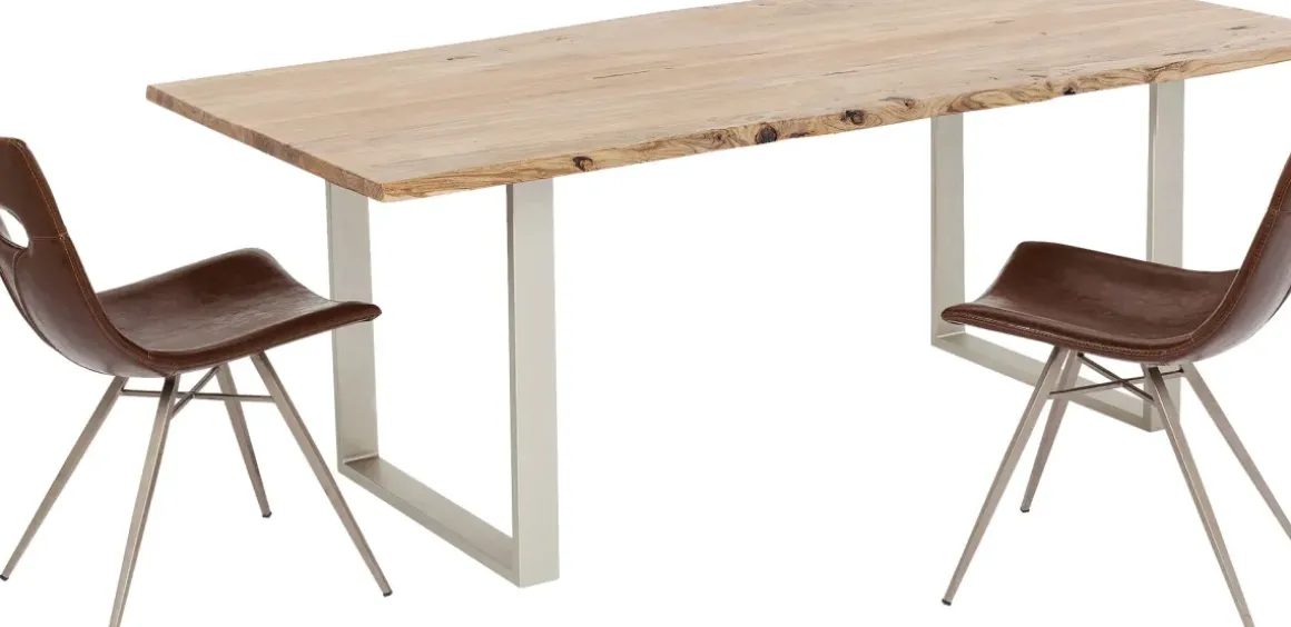 Matbord Harmony - Massivt Trä/Grå, 160x80cm - KARE Design