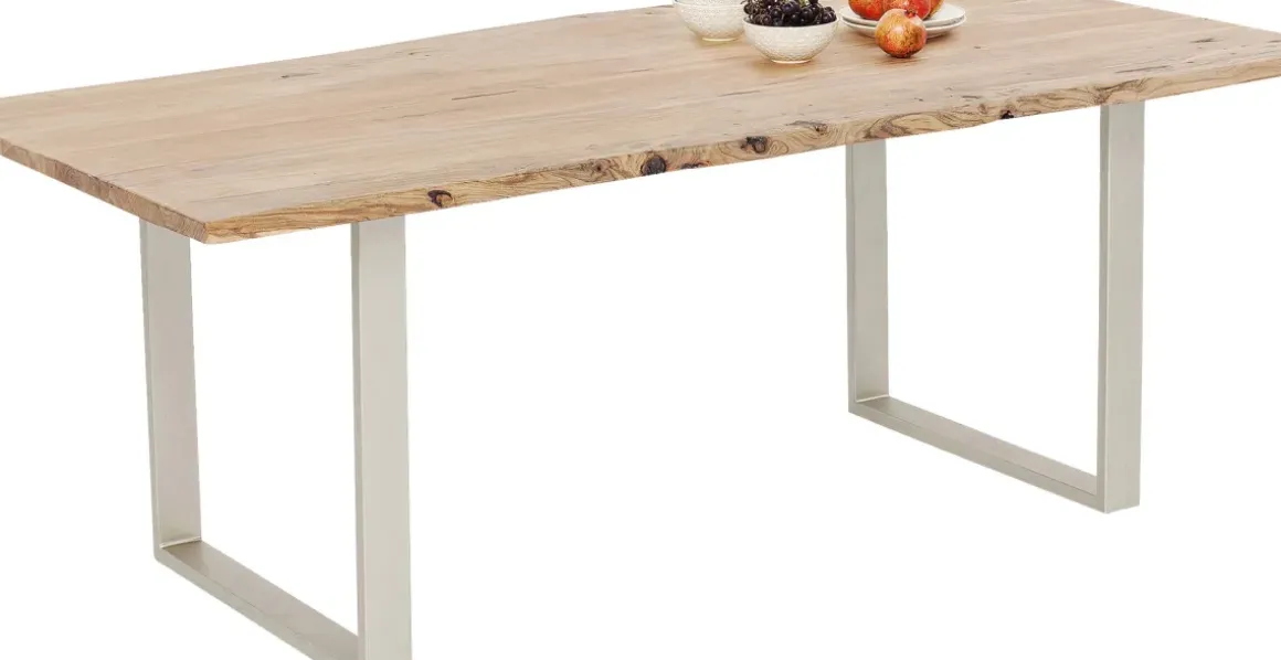 Matbord Harmony - Massivt Trä/Grå, 160x80cm - KARE Design