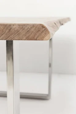 Matbord Harmony - Massivt Trä/Grå, 160x80cm - KARE Design