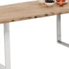 Matbord Harmony - Massivt Trä/Krom, 200x100cm - KARE Design