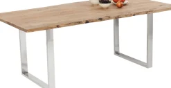 Matbord Harmony - Massivt Trä/Krom, 200x100cm - KARE Design
