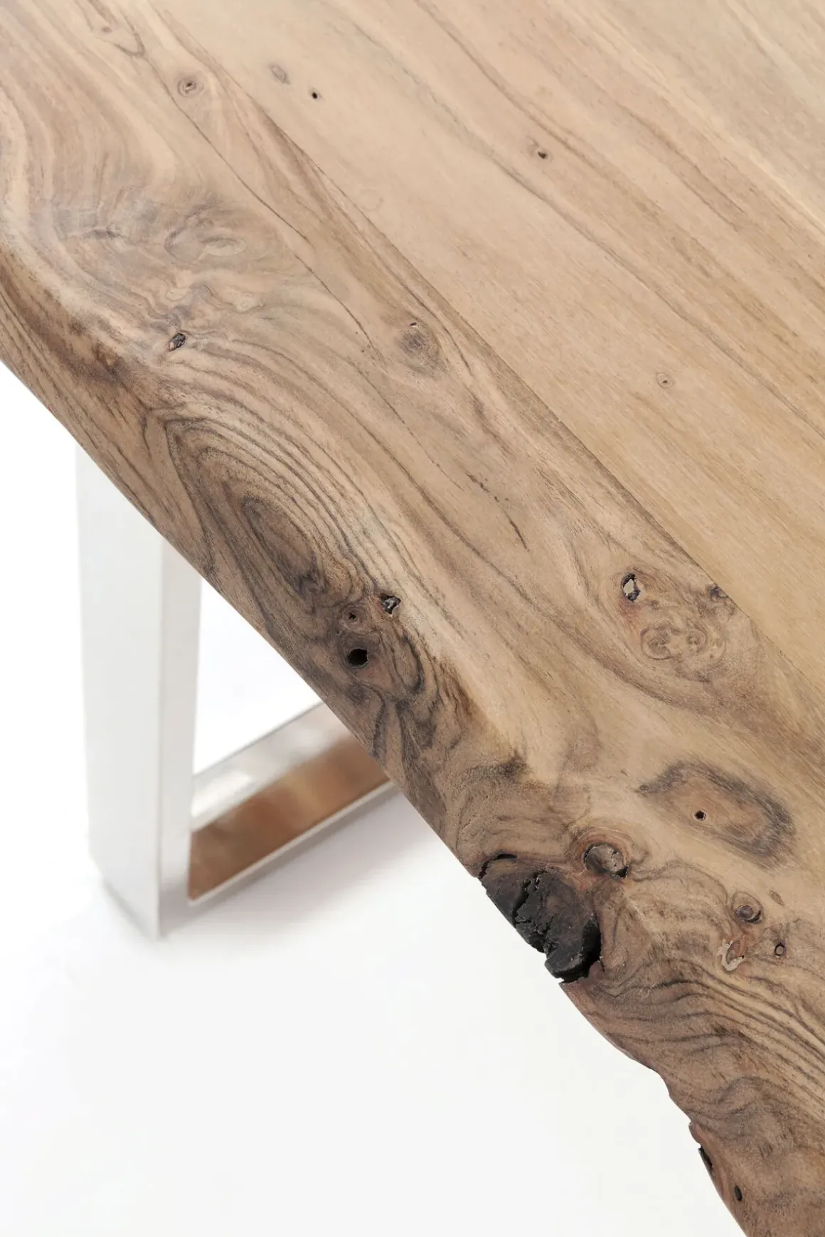 Matbord Harmony - Massivt Trä/Krom, 200x100cm - KARE Design