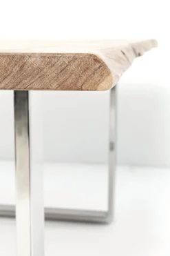 Matbord Harmony - Massivt Trä/Krom, 200x100cm - KARE Design