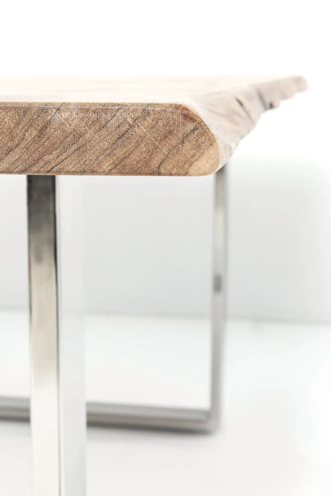Matbord Harmony - Massivt Trä/Krom, 200x100cm - KARE Design