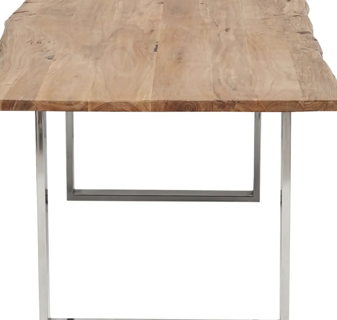 Matbord Harmony - Massivt Trä/Krom, 200x100cm - KARE Design