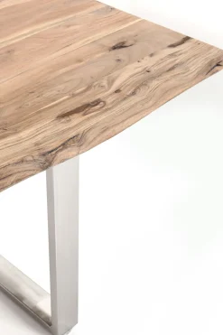Matbord Harmony - Massivt Trä/Krom, 160x80cm - KARE Design