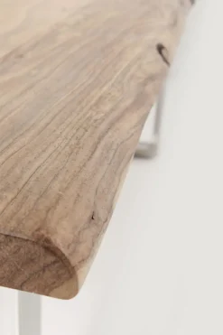 Matbord Harmony - Massivt Trä/Krom, 160x80cm - KARE Design
