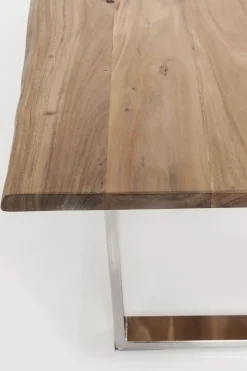 Matbord Harmony - Massivt Trä/Krom, 160x80cm - KARE Design